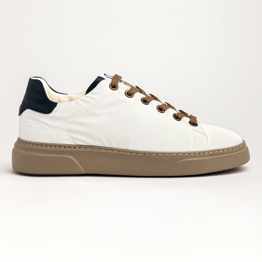 GURU 92 LOW SNEAKER IN NYLON RIFRANGENTE E NAPPA BLU